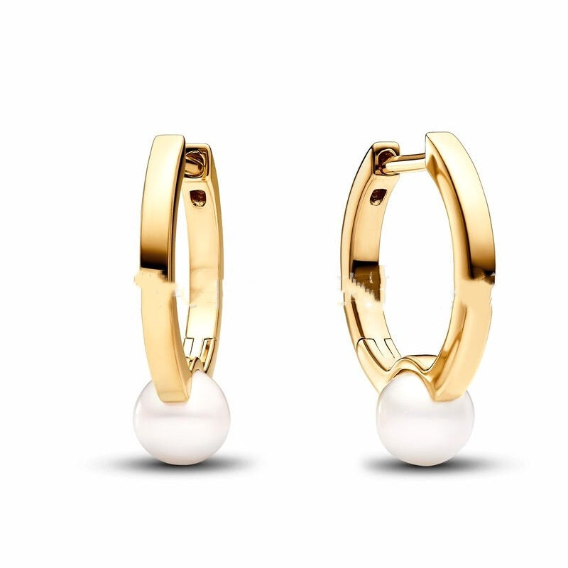 S925 Sterling Silver New Style Pearl Series Earrings
