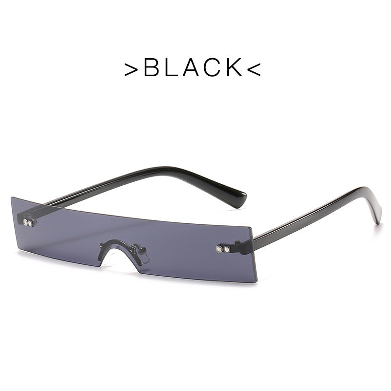 One-piece small frame sunglasses