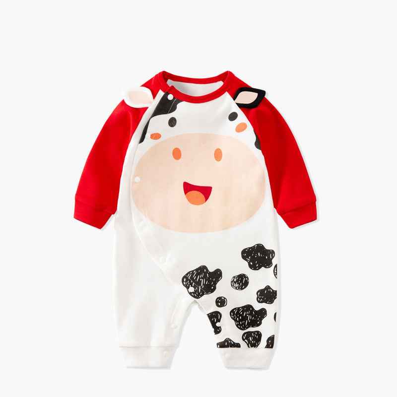 Newborn Clothes Cartoon Aautumn Male Baby Jumpsuit - MIQ Store