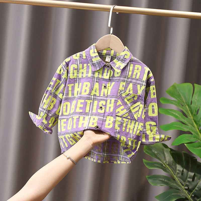 Western-style Male Baby Handsome Red Shirt - MIQ Store