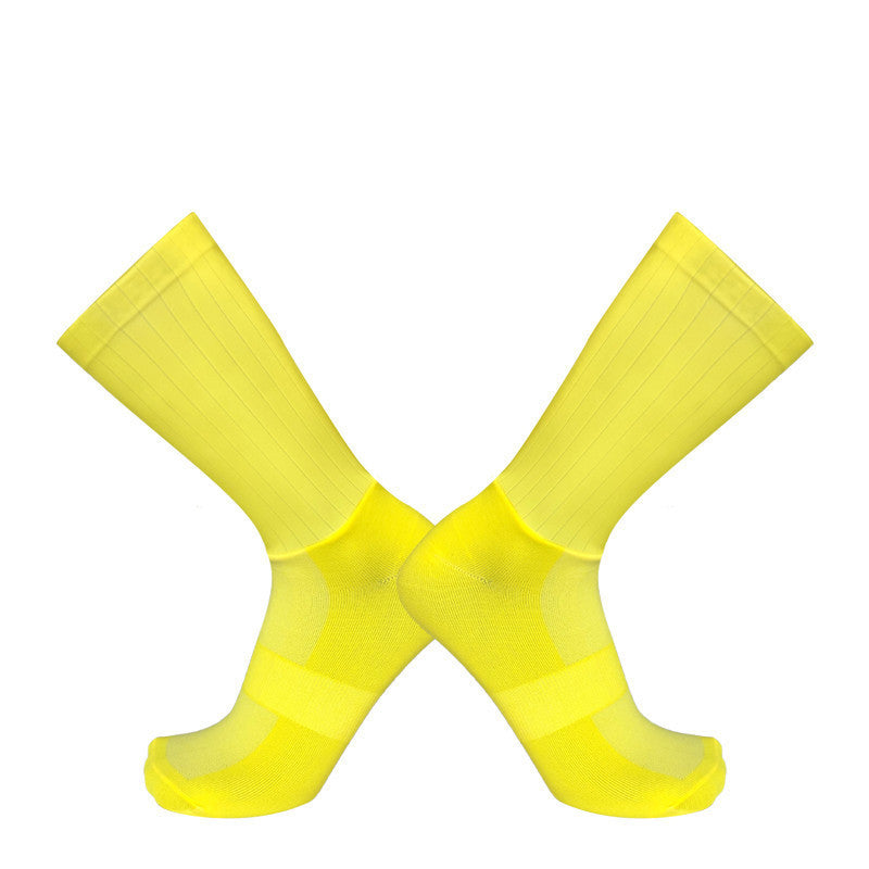 Team Version Of Aerodynamic Cycling Socks Men And Women Socks Non-Slip Silicone Cycling Socks Aero Socks