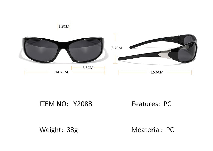 Sunglasses Female Ins Future Technology Sense Sun