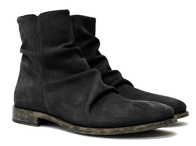 Pleated British Style Short Boots Men's Boots JGBN0011004