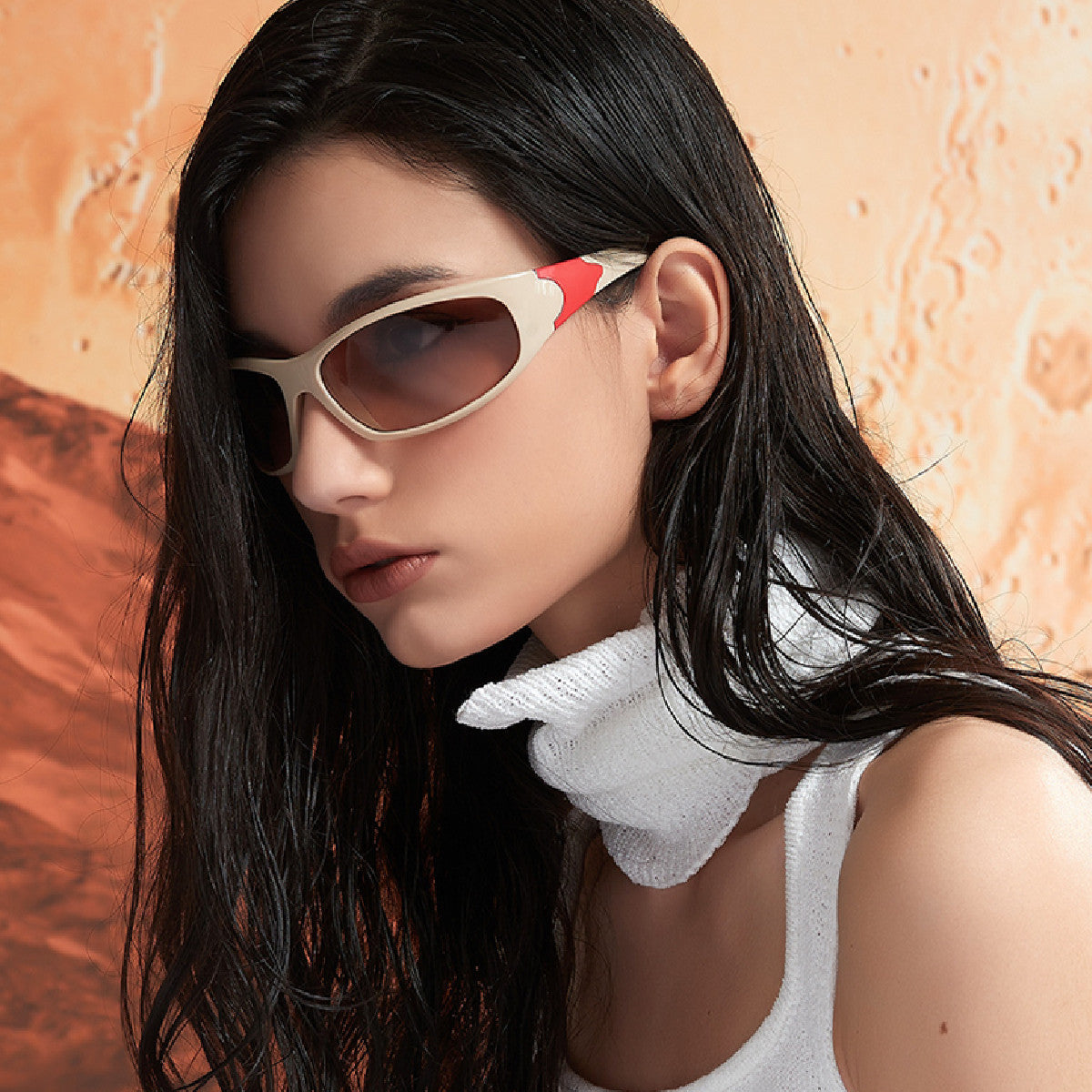 Sunglasses Female Ins Future Technology Sense Sun