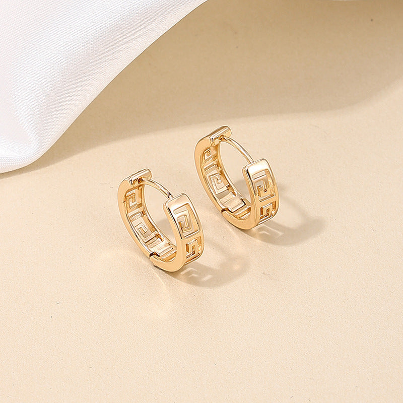 Summer Bowknot Small Cherry Versatile Daily Commute Female Earrings