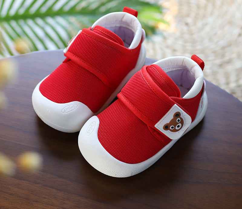 Toddler Shoes Male Baby Cotton Shoes Female Baby Soft Bottom Cloth Breathable - MIQ Store