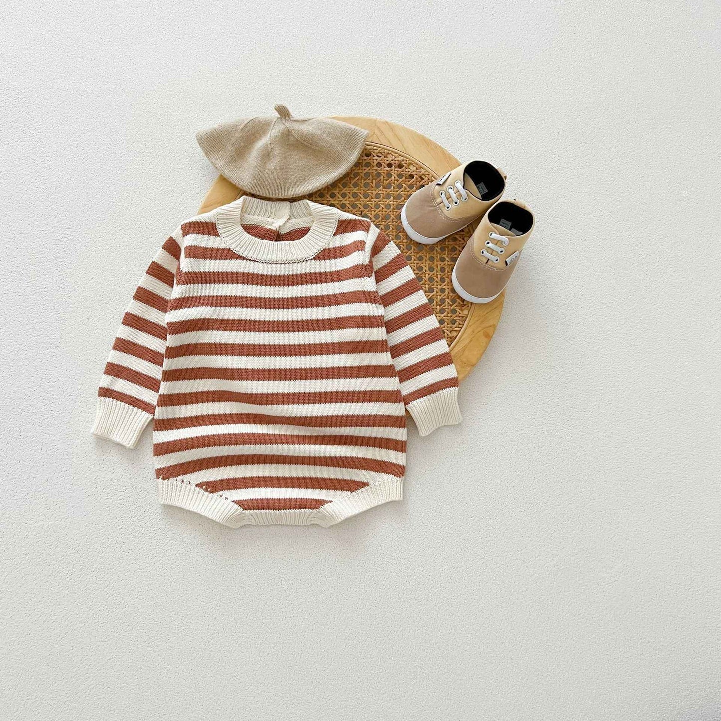 Newborn Male And Female Baby Autumn And Winter Rompers - MIQ Store