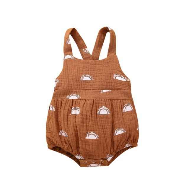 Male And Female Baby Out One-piece Onesie