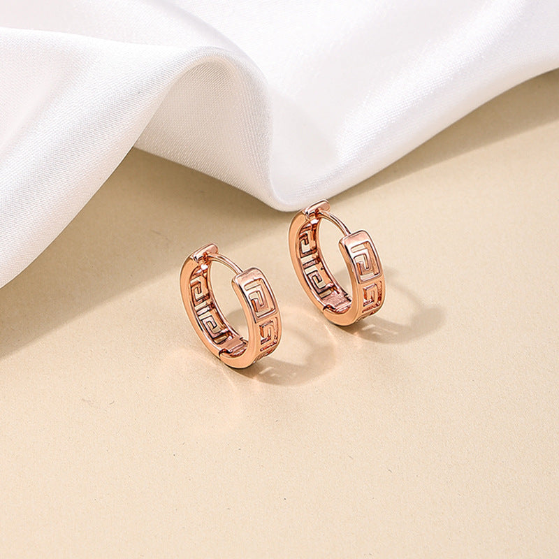 Summer Bowknot Small Cherry Versatile Daily Commute Female Earrings