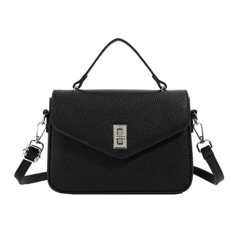 Fashion Casual All-match Commute Cowhide Portable Shoulder Messenger Bag