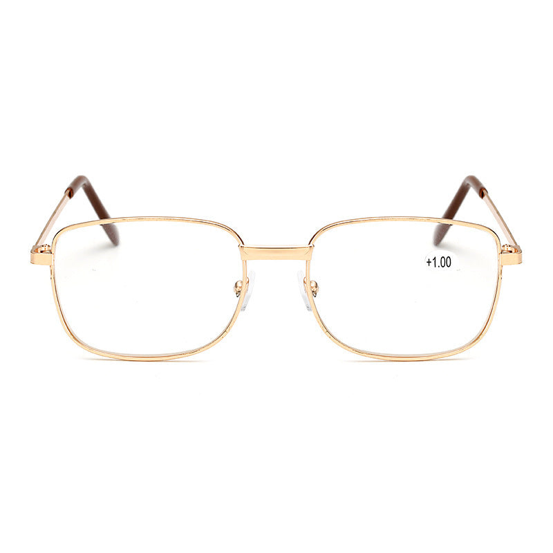 Fashion Resin Iron Foot Presbyopia Glasses