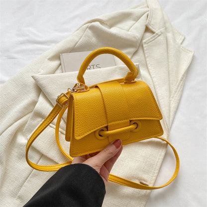 Commuter Western Style Solid Color Shoulder Messenger Bag
