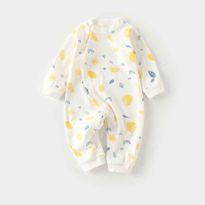 Autumn Thin Baby Pajamas And Baby Onesies