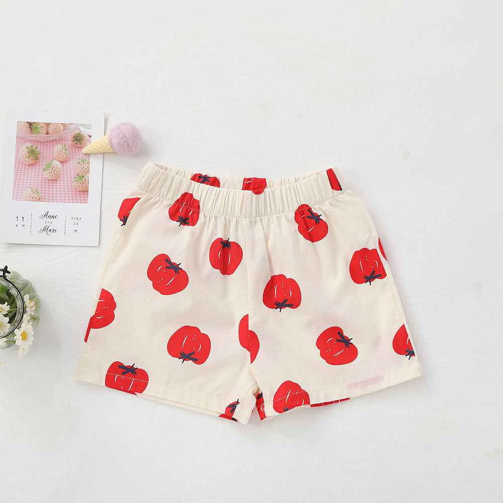 INS Pop Male And Female Baby Printing Summer Shorts - MIQ Store