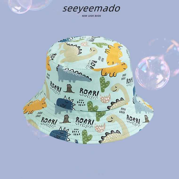 Male And Female Baby Adjustable Super Cute Sun-shade Fisherman Hat