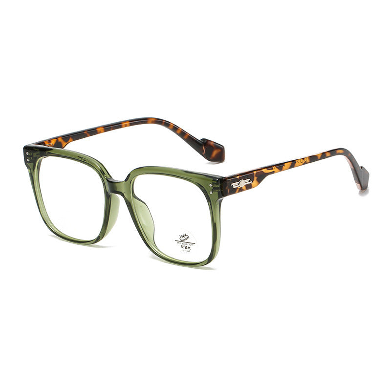 Retro Large Frame Can Be Equipped With Myopia Frame Plain Glasses