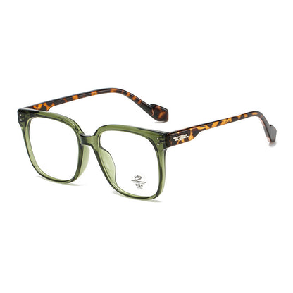 Retro Large Frame Can Be Equipped With Myopia Frame Plain Glasses