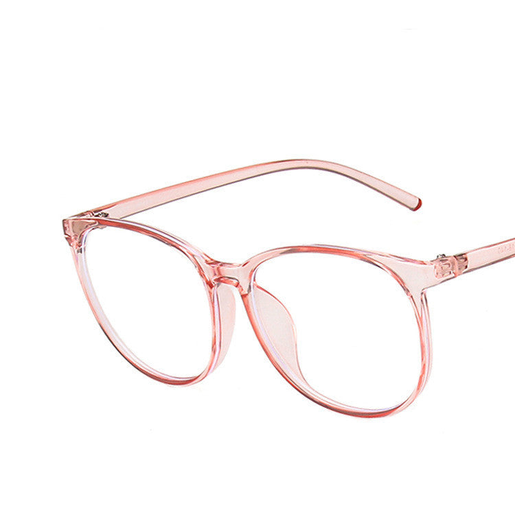 Big frame flat mirror net red frame glasses