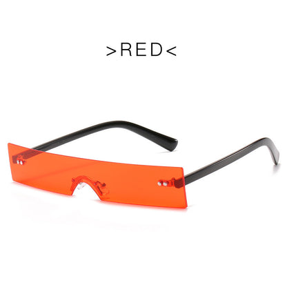 One-piece small frame sunglasses