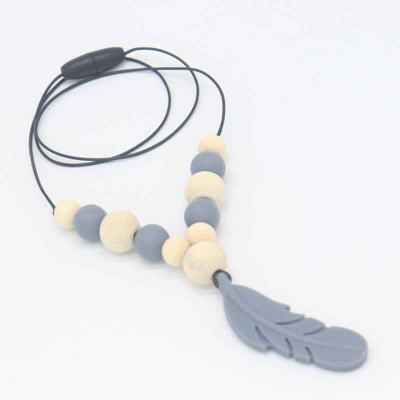 Baby Soothing Teether Protects Safety Baby Teether Necklace
