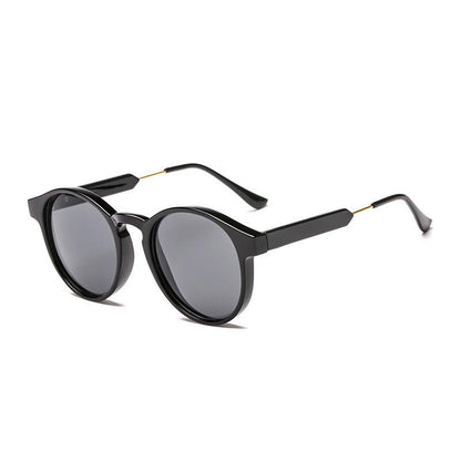 Round Frame Transparent Fashion Sunglasses