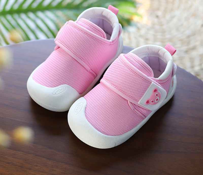 Toddler Shoes Male Baby Cotton Shoes Female Baby Soft Bottom Cloth Breathable - MIQ Store
