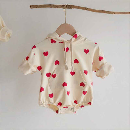 Love Bag Fart Romper Male And Female Baby Foreign Style Jumpsuit - MIQ Store
