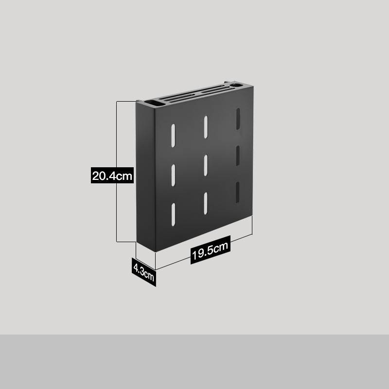 Stainless Steel Kitchen Wall Mounted Kitchen Storage Rack Hole Plate - MIQ Store