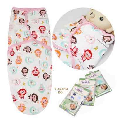 Cotton baby baby wrapped towel, cartoon baby sleeping bag, anti startled baby and baby products