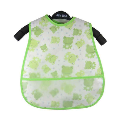 Baby eating bib girl baby waterproof children male painting apron - MIQ Store