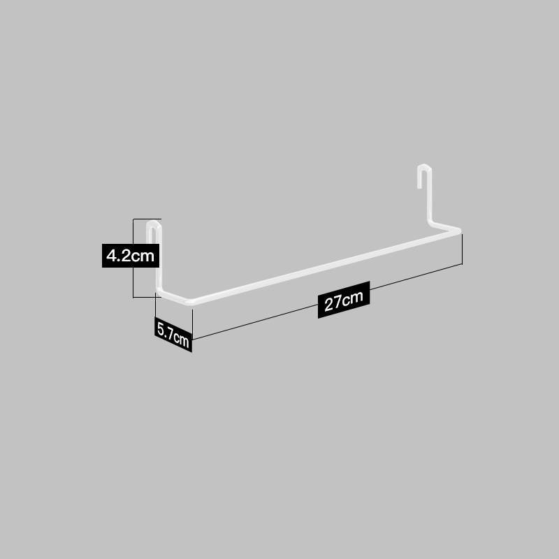 Stainless Steel Kitchen Wall Mounted Kitchen Storage Rack Hole Plate - MIQ Store