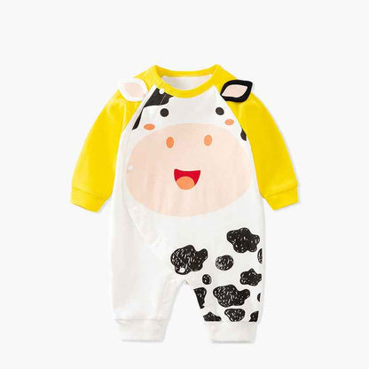 Newborn Clothes Cartoon Aautumn Male Baby Jumpsuit - MIQ Store