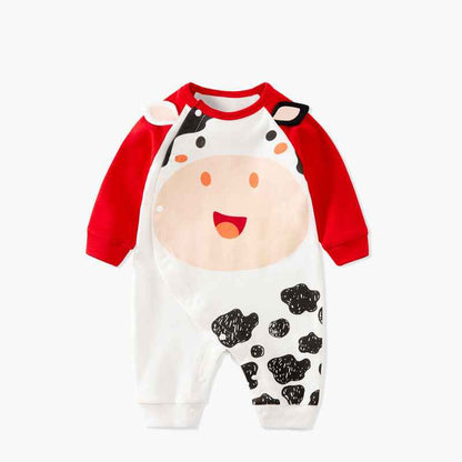 Newborn Clothes Cartoon Aautumn Male Baby Jumpsuit - MIQ Store