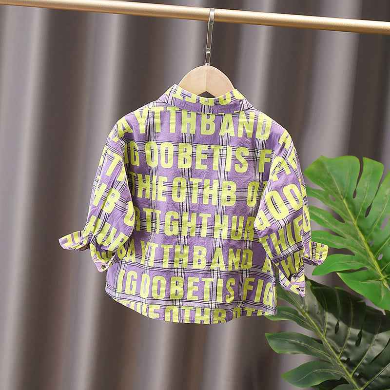 Western-style Male Baby Handsome Red Shirt - MIQ Store