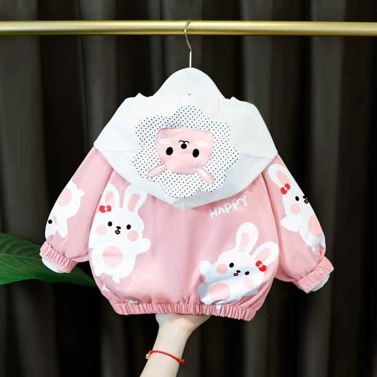Girls All-match Casual Male Baby Female Baby Multicolor Cartoon Jacket - MIQ Store
