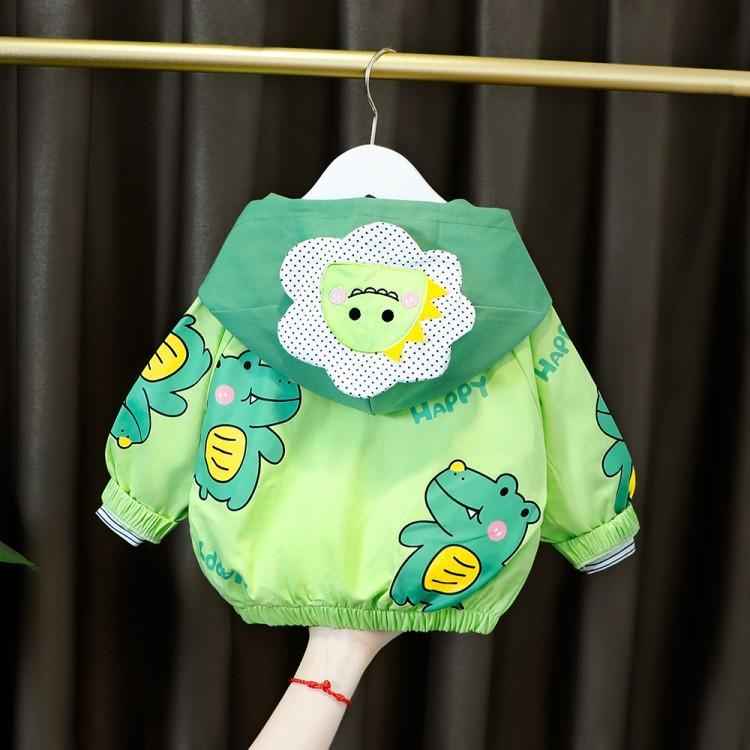 Girls All-match Casual Male Baby Female Baby Multicolor Cartoon Jacket - MIQ Store