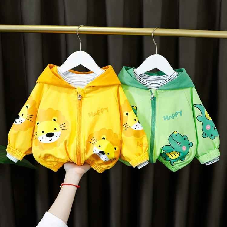 Girls All-match Casual Male Baby Female Baby Multicolor Cartoon Jacket - MIQ Store