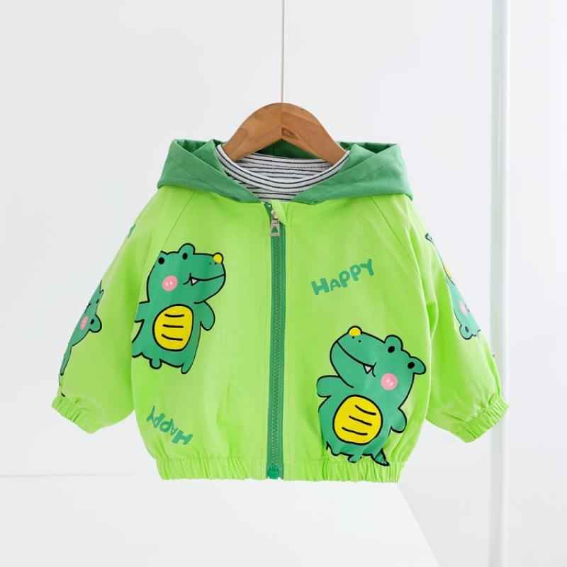 Girls All-match Casual Male Baby Female Baby Multicolor Cartoon Jacket - MIQ Store