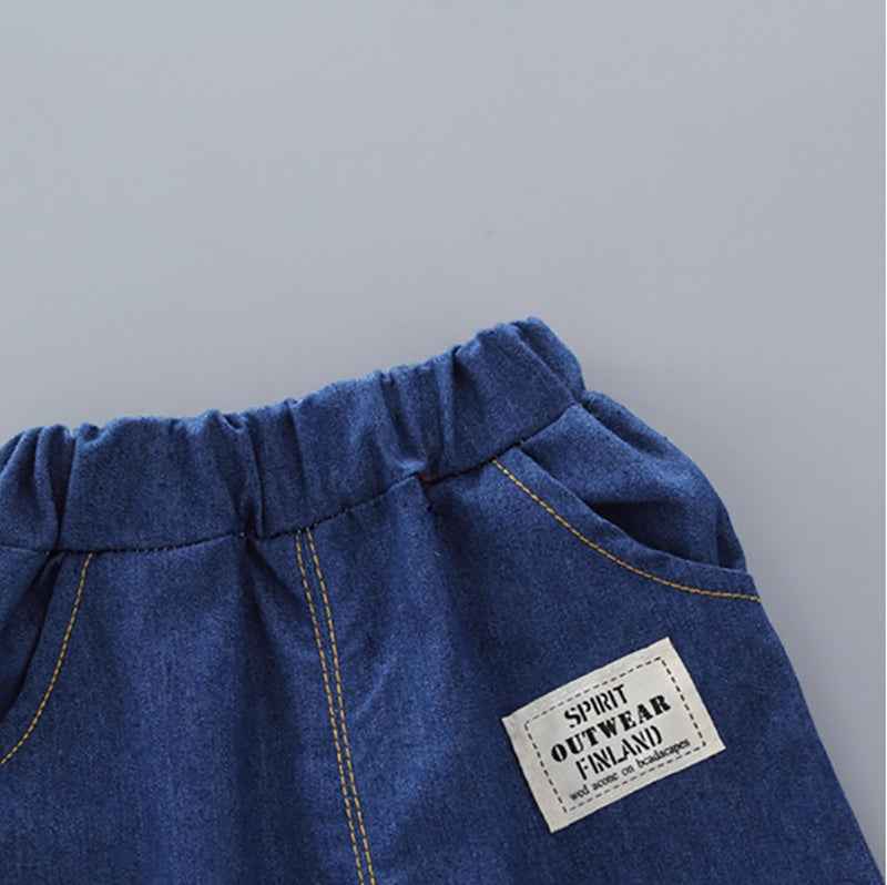 Children's Polo Shirt Suit Summer Male Crown Short-sleeved Baby Clothing - MIQ Store