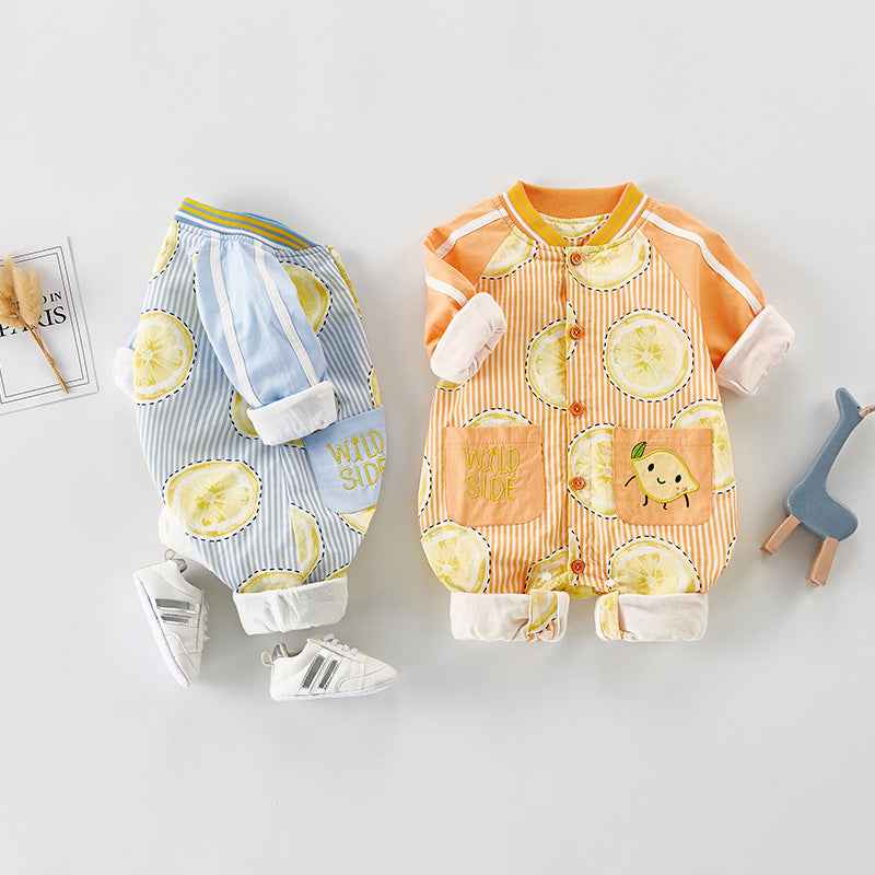 Short-Sleeved Romper Net Red Male And Female Baby Onesies - MIQ Store