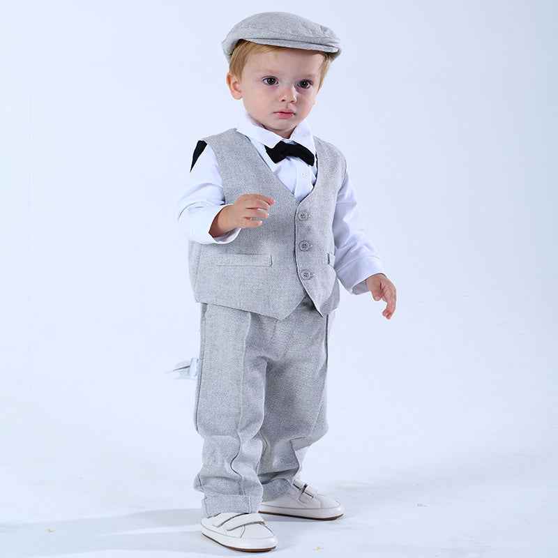 Male Baby British Style Gentleman Suit