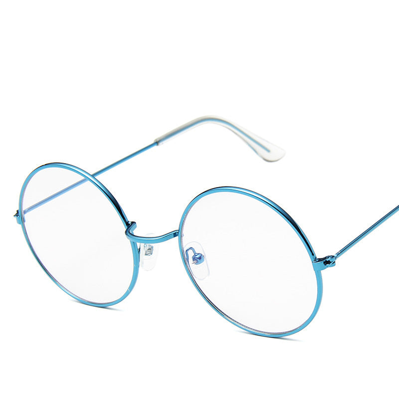 Lunettesx De Soleil Retro Pour Femmes, Effet Miroir, Style Rond Rose, Styliste De Marque, Alliage Pour Femmes,