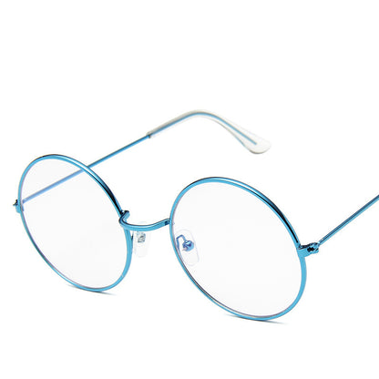 Lunettesx De Soleil Retro Pour Femmes, Effet Miroir, Style Rond Rose, Styliste De Marque, Alliage Pour Femmes,