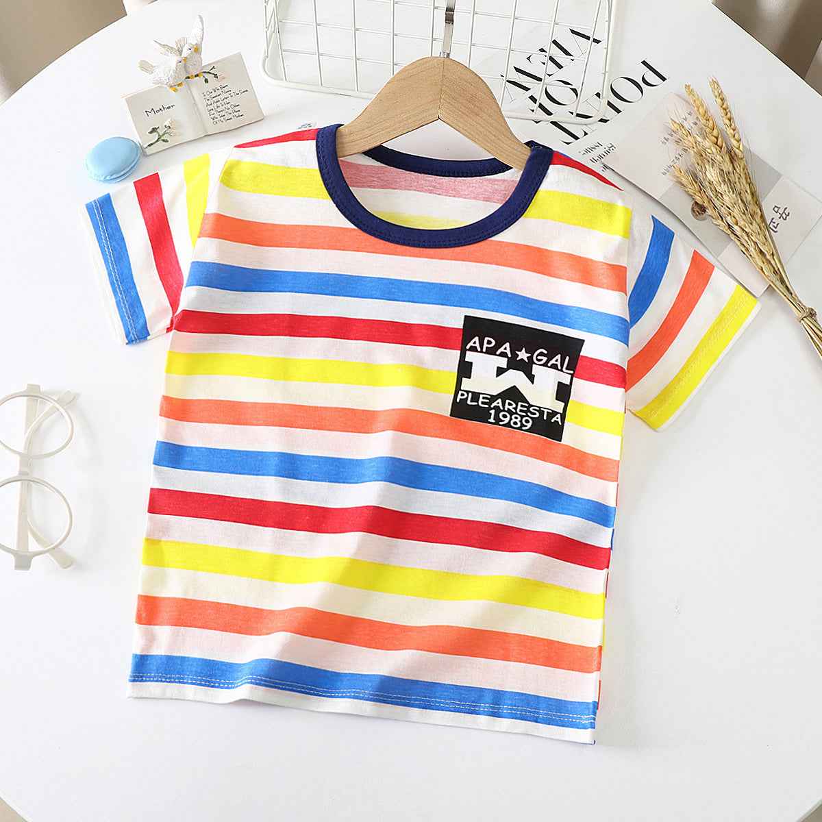 Children's Short-sleeved T-shirt cotton Baby Half-sleeved Bottoming Shirt - MIQ Store