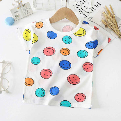 Children's Short-sleeved T-shirt cotton Baby Half-sleeved Bottoming Shirt - MIQ Store