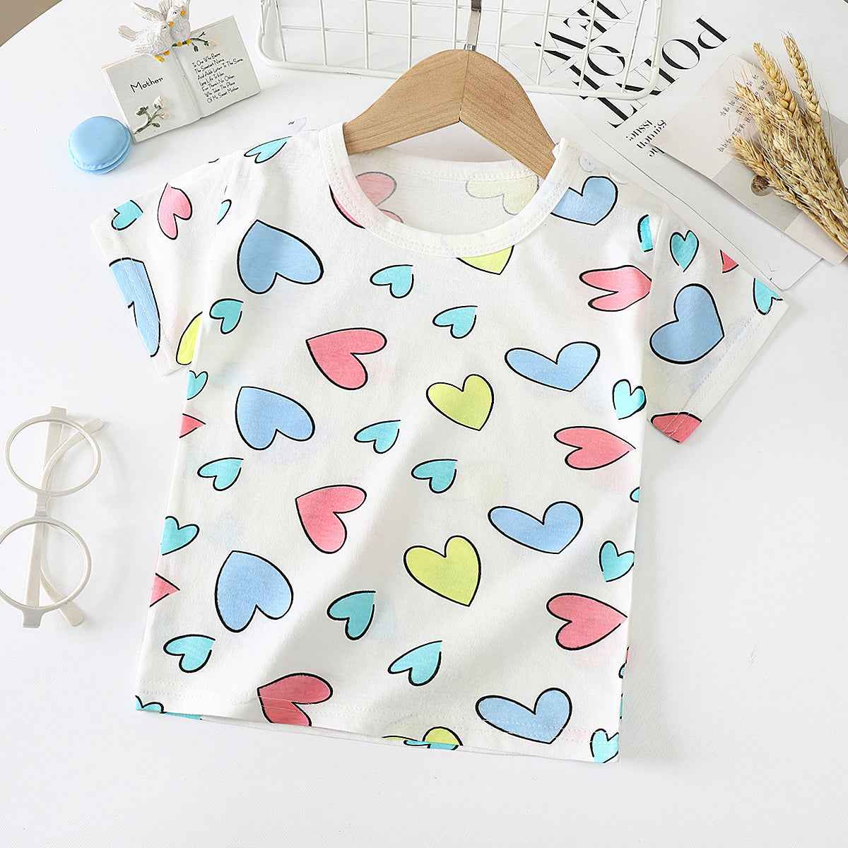 Children's Short-sleeved T-shirt cotton Baby Half-sleeved Bottoming Shirt - MIQ Store