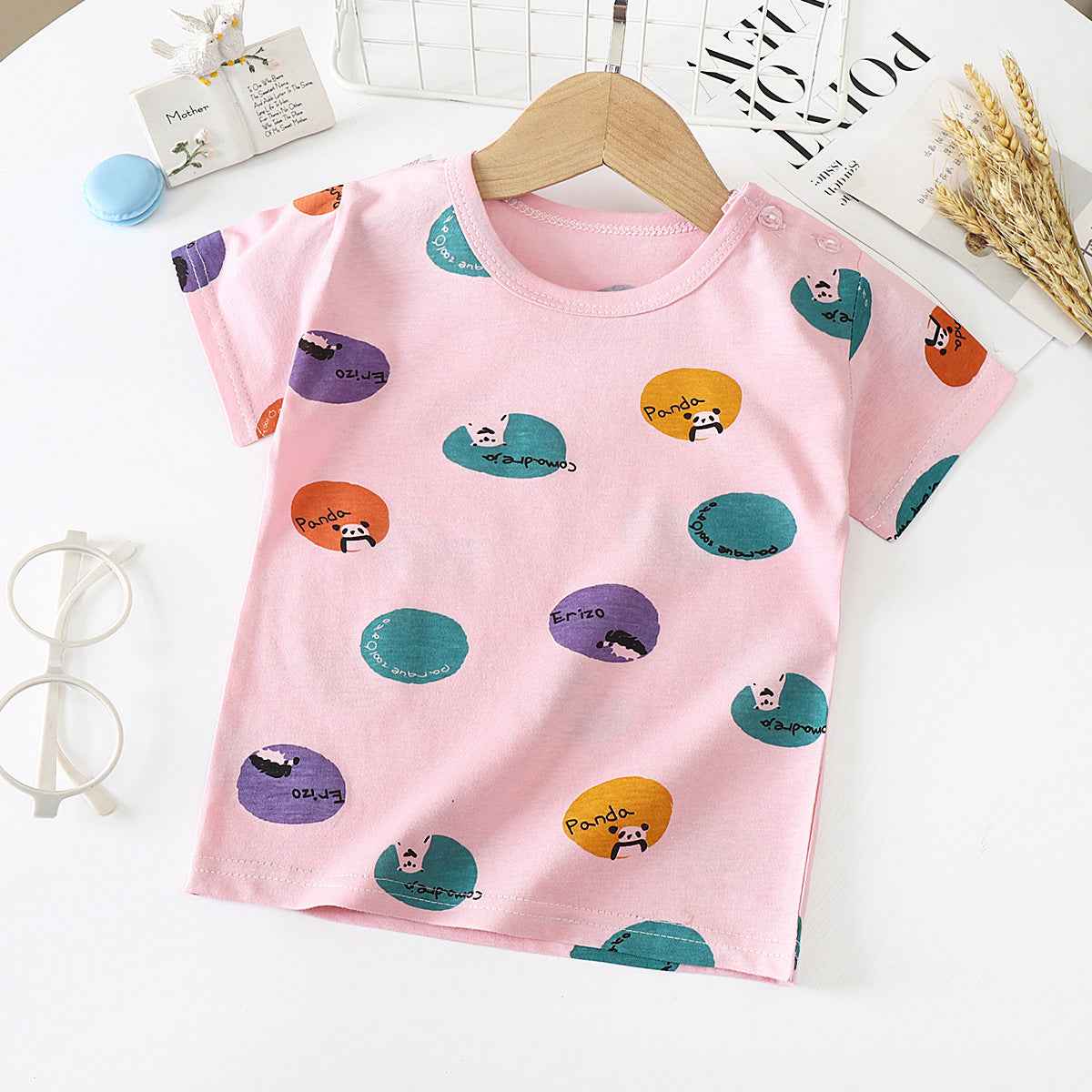 Children's Short-sleeved T-shirt cotton Baby Half-sleeved Bottoming Shirt - MIQ Store