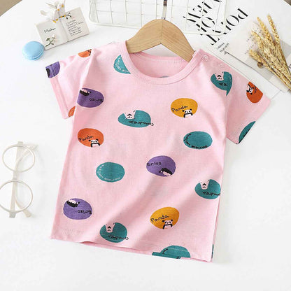 Children's Short-sleeved T-shirt cotton Baby Half-sleeved Bottoming Shirt - MIQ Store