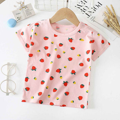 Children's Short-sleeved T-shirt cotton Baby Half-sleeved Bottoming Shirt - MIQ Store