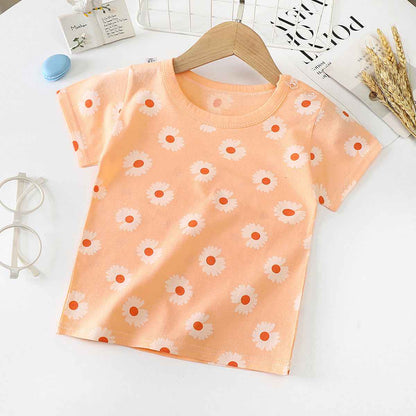 Children's Short-sleeved T-shirt cotton Baby Half-sleeved Bottoming Shirt - MIQ Store